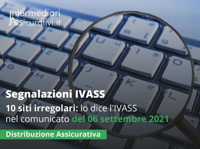 10 siti irregolari: lo dice l'IVASS